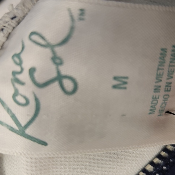 Cupshe Kona Sol Striped Blue White One Piece Swimsuit NEW - Picture 5 of 7